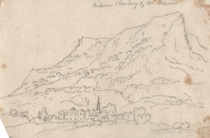 Między Chamberg a górą Meliant autorstwa John Robert Cozens