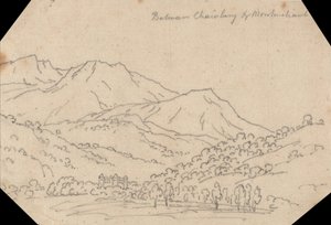 Między Chambery i Montmélian autorstwa John Robert Cozens