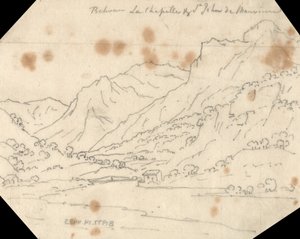 Pomiędzy La Chapelle i St. John de Maurienne autorstwa John Robert Cozens