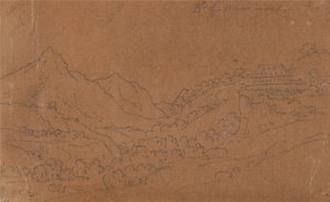 Bramani z Mauriennes autorstwa John Robert Cozens