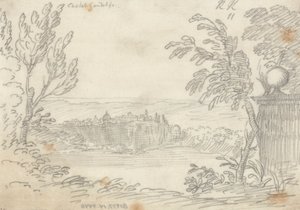 Castel Gandolfo autorstwa John Robert Cozens