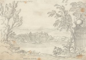 Castel Gandolfo autorstwa John Robert Cozens