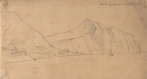 Wybrzeże Genui w kierunku Lerici autorstwa John Robert Cozens