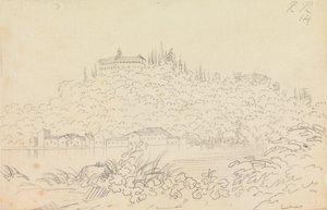 Klasztor Monte Olivetto w pobliżu Florencji autorstwa John Robert Cozens