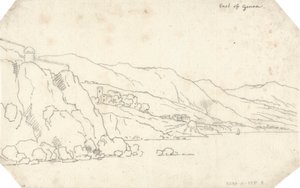 Na wschód od Genui autorstwa John Robert Cozens