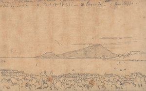 Z willi Sir W. Hamiltona, Portici, 12 sierpnia autorstwa John Robert Cozens