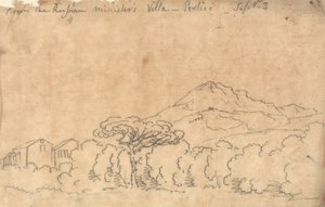 Z pałacu w Portici, 7 września autorstwa John Robert Cozens