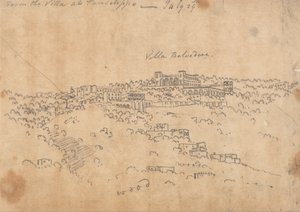 Z willi w Posillipo, 29 lipca autorstwa John Robert Cozens