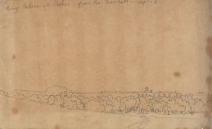 Pałac Królewski w Portici z Boschetto, 2 września autorstwa John Robert Cozens