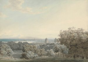 Londyn z Greenwich Hill autorstwa John Robert Cozens