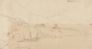 Monako autorstwa John Robert Cozens