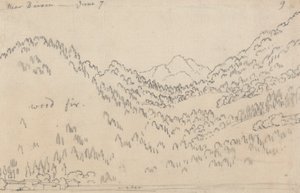 Niedaleko Brixen, 7 czerwca autorstwa John Robert Cozens