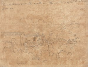 Część Padwy od strony murów autorstwa John Robert Cozens