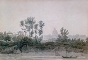 Rzym (wc na papierze) autorstwa John Robert Cozens