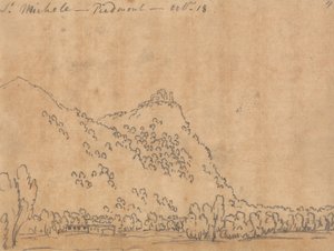 Saint Michele, Piemont, 18 października autorstwa John Robert Cozens