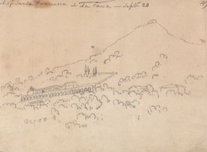 Santa Francesca w La Cava, 20 września autorstwa John Robert Cozens