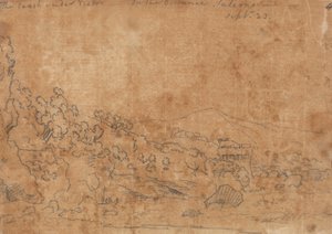 Wybrzeże pod Vietri autorstwa John Robert Cozens