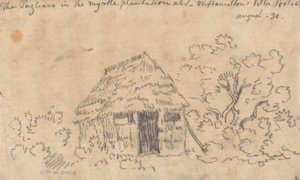 Pagliaro na plantacji Myrtle w willi Sir Williama Hamiltona w Portici autorstwa John Robert Cozens