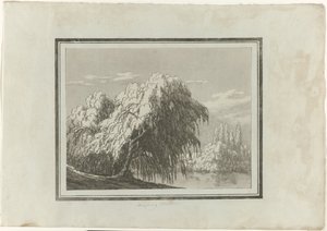 wierzba płacząca autorstwa John Robert Cozens
