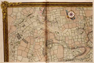 Mapa Northolt, Harrow i Wembley autorstwa John Rocque