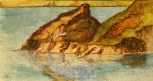Scena nad jeziorem, ok. 1880 (akwarela na papierze) (para do 359451) autorstwa John Roddam Spencer Stanhope