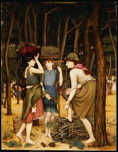 Lasy sosnowe w Viareggio autorstwa John Roddam Spencer Stanhope