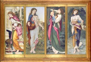 The Labors of Psyche, 1873 (tempera na panelu)