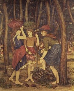 Lasy sosnowe autorstwa John Roddam Spencer Stanhope