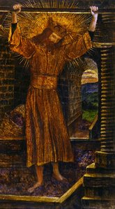 The Wine Press, c.1860 (akwarela, gwasz i złota farba na papierze) autorstwa John Roddam Spencer Stanhope