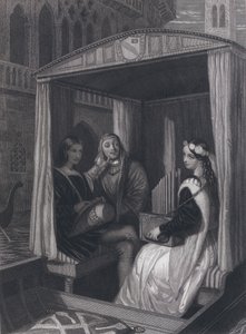 Lady Viola i jej opiekunowie (grafika)