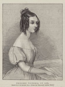 Księżniczka Wiktoria, w 1834 r. autorstwa John Rogers Herbert