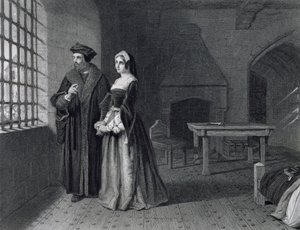 Sir Thomas More (1478-1535) grawerowane przez Outrim autorstwa John Rogers Herbert