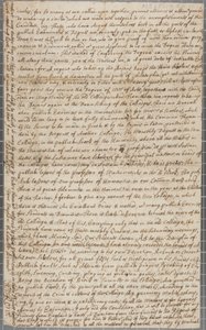 List od Johna Rowa, studenta w St Andrews, do jego wuja, 1691 autorstwa John Row