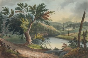 Zobacz w pobliżu Lądowiska Jessupa nr 3 w teczce nad rzeką Hudson, 1821-22.