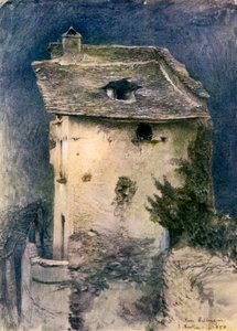 Zrujnowana chata, XIX w. autorstwa John Ruskin