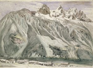 Igły Chamonix, 1849 autorstwa John Ruskin