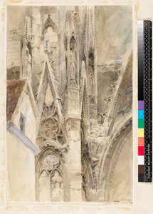 Wejście do południowego transeptu katedry w Rouen, 1854 autorstwa John Ruskin