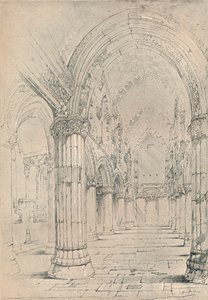 Kaplica Roslin, 1838 autorstwa John Ruskin