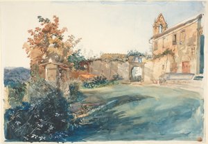 Ogród San Miniato niedaleko Florencji autorstwa John Ruskin