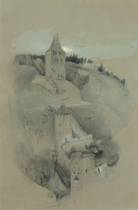Wieże Fryburg, Szwajcaria autorstwa John Ruskin