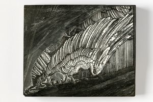 „Skrzydło” z Durera (grawerowany drewniany blok) autorstwa John Ruskin