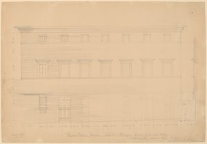 Palazzo Pollini, Siena, Przypisywany Peruzzi autorstwa John Russell Pope