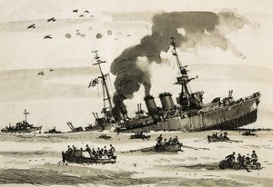 Po operacji maltańskiej w 1942 r. Cairo został zatopiony przez brytyjskie niszczyciele autorstwa John S. Smith