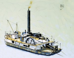 Bertha, pogłębiarka z 1844 r. autorstwa John S. Smith