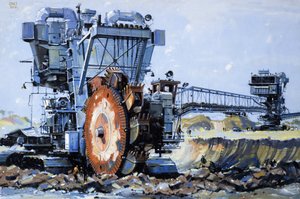 Przekształcenie pustyni w krainę obfitości, ilustracja z filmu "Mighty Machines