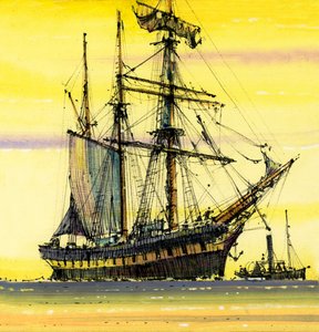 Niezidentyfikowana łódź żaglowa autorstwa John S. Smith