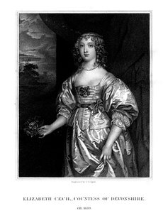 Elizabeth Cecil, hrabina Devonshire, 1824.