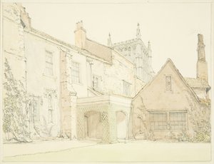 South Front Prebendal House w Lower College Green