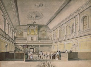 Kaplica Szpitala Fundatorów patrząca na zachód, 1773