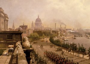 „Nabrzeże”, 1874 r. autorstwa John Scorrer O